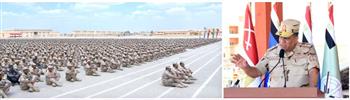   وزير الدفاع يتفقد إحدى وحدات التدريب الأساسى بالقوات المسلحة 