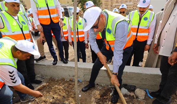 محافظ كفر الشيخ يزرع الأشجار ضمن فعاليات «جملية يا بلدي»