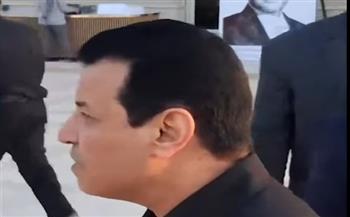   خالد بيومي في عزاء هاني شاكر: أفنى حياته في خدمة الفن ودعم الفنانين