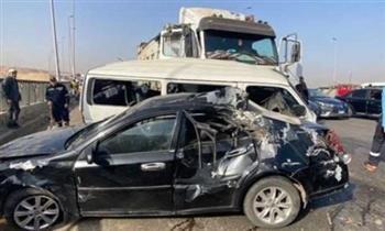 مصرع شخصين وإصابة آخرين إثر حادث تصادم بطريق إسكندرية الصحراوي