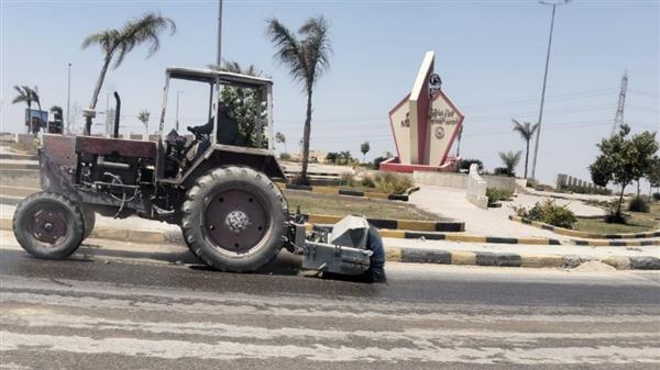 تكثيف حملات النظافة بأحياء مدينة العبور الجديدة