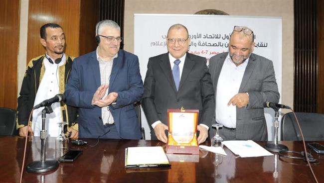 انتخاب مجدي البدوي أمينًا عامًا للاتحاد الأورومتوسطي يحظى بإشادة نقابات ليبيا