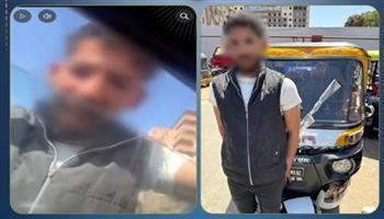 ضبط سائق توك توك تعدى على سيدة بجسر السويس