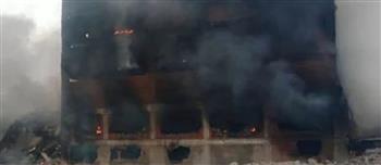    اندلاع في مصنع للدراجات النارية بقليوب 