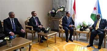   الرئيس الجيبوتي يستقبل الدكتور مصطفى مدبولي