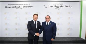   ماكرون: سعيد بلقاء صديقي الرئيس السيسي لتعزيز الرابط القوي بين البلدين