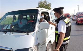   ضبط 145 مخالفة مرورية في الغربية خلال 24 ساعة