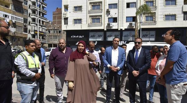محافظ بورسعيد يتفقد نسب التنفيذ في مشروع تطوير المنطقة الرابعة والمنطقة الثالثة بحي المناخ