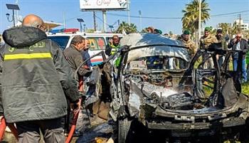 مسيرة إسرائيلية تستهدف سيارة في مدينة صيدا اللبنانية