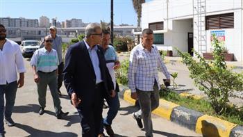 رئيس صرف الإسكندرية يتفقد محطة الرأس السوداء لمتابعة كفاءة التشغيل