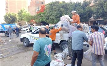   حملة مكبرة تخلص معدية دمنهور شبرا الخيمة من عشوائيات النباشين