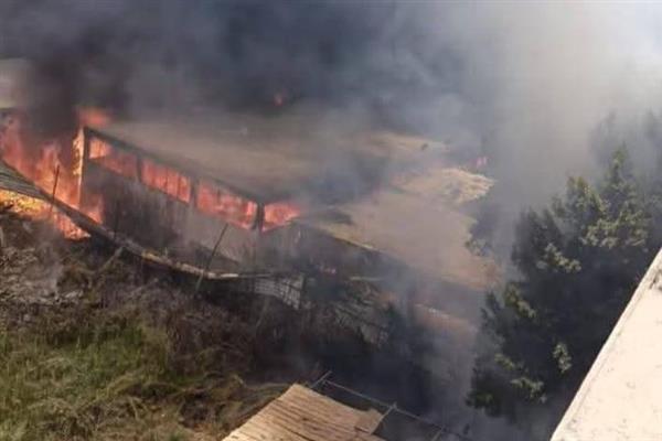 السيطرة على حريق بمزرعة دواجن في بنها
