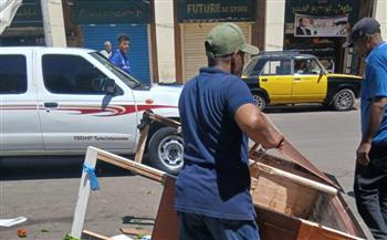 حملة مكبرة لإزالة الإشغالات بنفق ومحطة سيدي جابر