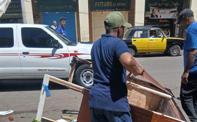 حملة مكبرة لإزالة الإشغالات بنفق ومحطة سيدي جابر