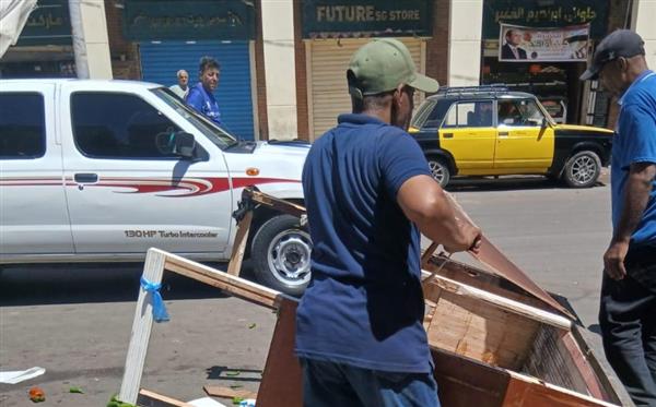 حملة مكبرة لإزالة الإشغالات بنفق ومحطة سيدي جابر