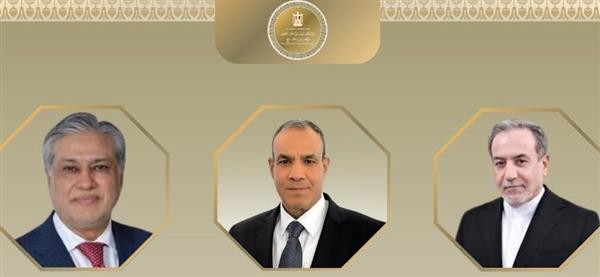 وزير الخارجية يبحث مع نظيريه الباكستاني والإيراني مستجدات المفاوضات الأمريكية-الإيرانية