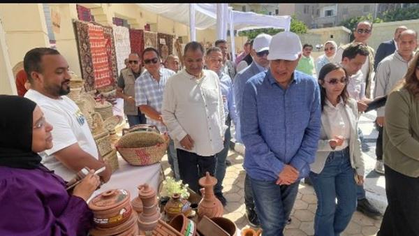 مدبولي يتفقد الحديقة المتحفية ومعرض الحرف التراثية بمدينة رشيد