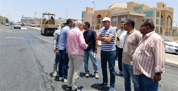 رئيس جهاز  العبور يوجه الالتزام بأعلى معايير الجودة في مشاريع الطرق