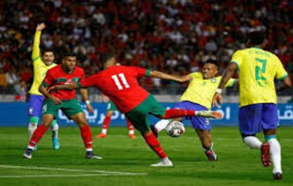 منتخب المغرب يتعادل 1-1 أمام البرازيل فى كأس العالم