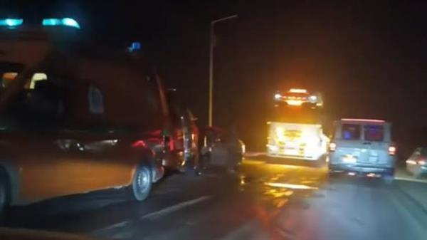 مصرع شخص وإصابة ثلاثة أخرين فى حادث تصادم بالساحل الشمالى بمطروح