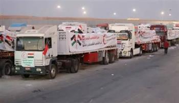 قافلة جديدة من «زاد العزة» تعبر إلى قطاع غزة