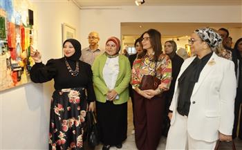   رئيسة القومي للمرأة تشارك في افتتاح معرض “اصنع أخضر”