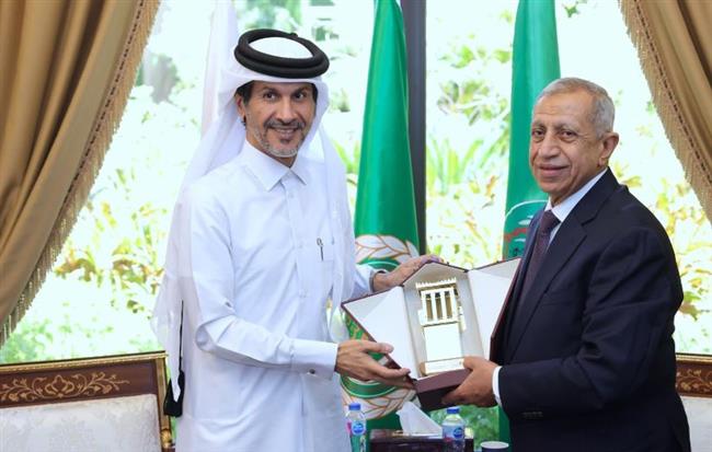 رئيس الأكاديمية العربية يستقبل سفير قطر لبحث التعاون المشترك وبناء القدرات