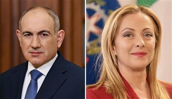   ميلوني تهنئ نظيرها الأرميني بفوز حزبه بالانتخابات وتؤكد قوة العلاقات بين البلدين