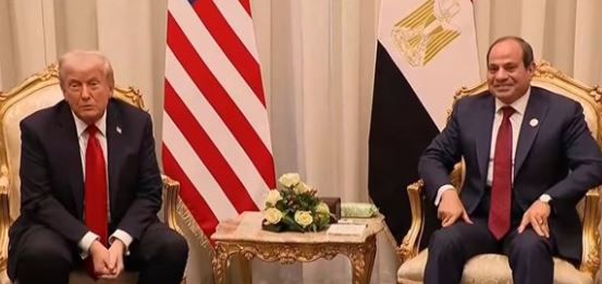 الرئيس السيسى يشيد بجهود ترامب فى التوصل لاتفاق مع إيران