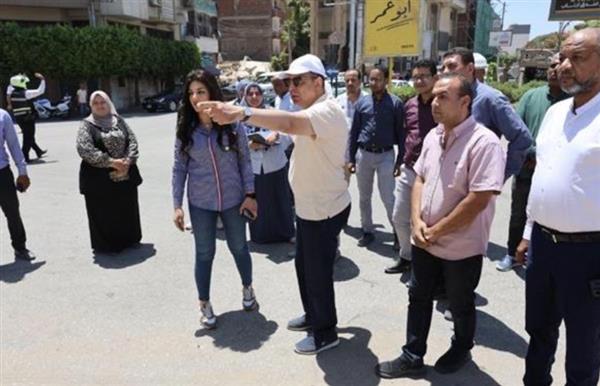 المنيا.. تطوير ميداني المحطة ولوتس بحي شمال المدينة