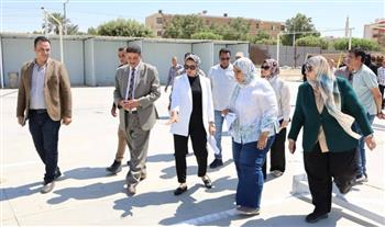   محافظ الوادي الجديد تتابع أعمال تطوير أرض المعارض بمدينة الخارجة