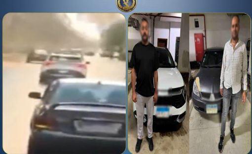  كشف ملابسات قيادة برعونة وتصادم سيارة والفرار بمدينة نصر