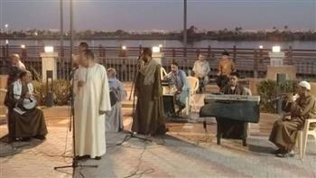 مبادرة "شارع الفن".. أبو صير للآلات الشعبية تقدم عروضها بممشى بني سويف