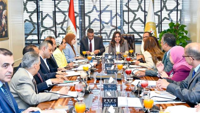 منال عوض تترأس الاجتماع الثاني للجنة تسيير أعمال مشروع "جرين شرم"