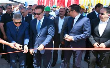 رئيس هيئة قناة السويس ومحافظ بورسعيد يشهدان افتتاح كوبرى النصر العائم 2