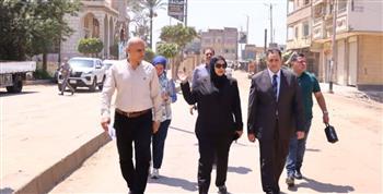 محافظ دمياط يبحث ميدانيًا خطة تطوير مدخل مدينة السرو