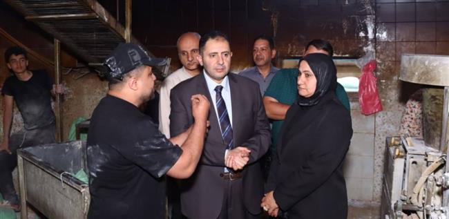 فى زيارة مفاجئة..محافظ دمياط يتفقد أحد المخابز الآلية بالسرو 