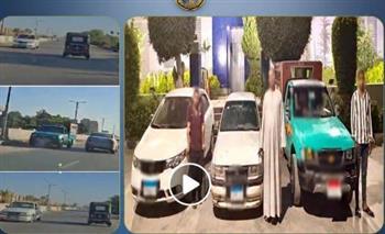 بني سويف: ضبط 3 سائقين لقيادة عكس الاتجاه
