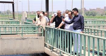   رئيس مياه القليوبية يتابع كفاءة تشغيل محطة معالجة دملو ويوجه الالتزام بمعايير الجودة
