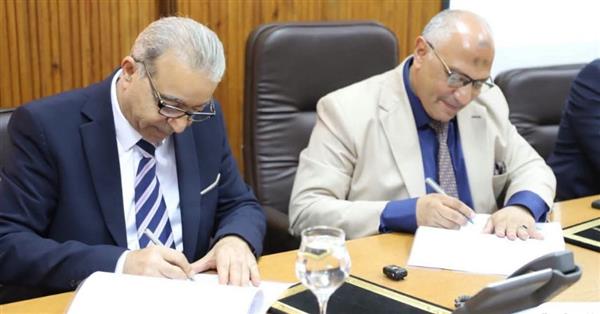 بروتوكول  تعاون بين الصرف الصحي بالإسكندرية ومياه الشرب والصرف الصحي بالشرقية