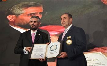   السفير حسام زكي يثمن مبادرة تكريم المندوبية الليبية                            