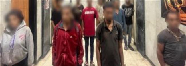 ضبط 11 شخصا لقيامهم باستغلال 13 حدثا في أعمال التسول و استجداء المارة بالجيزة