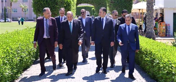 محافظ دمياط يتفقد مشروعات كلية الهندسة بجامعة حورس