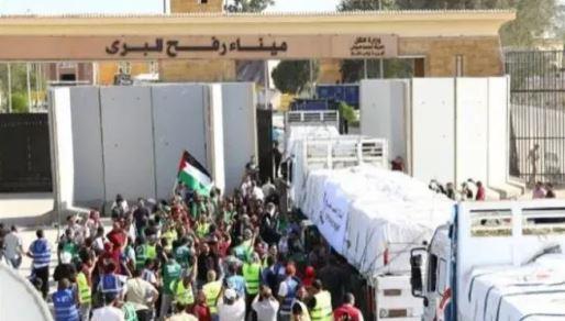 مصر تواصل تقديم المساعدات الإنسانية لدعم الأشقاء الفلسطينيين في قطاع غزة