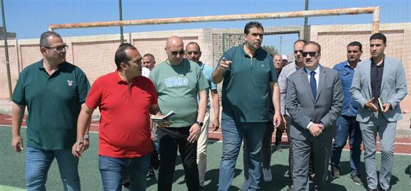 محافظ بورسعيد يتفقد مركز شباب ومدارس الرضوان