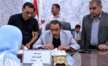 محافظ سوهاج يعقد اللقاء الجماهيري الأسبوعي لبحث مطالب المواطنين وحل مشكلاتهم