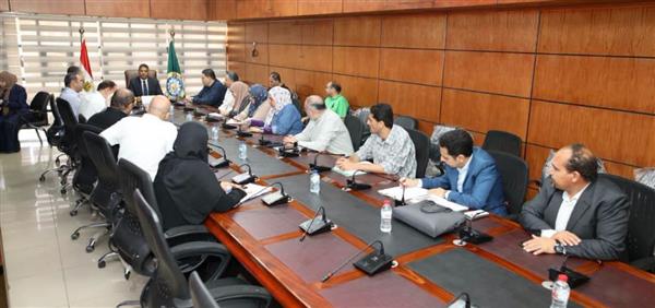 الدقهلية تبحث تطوير البنية التحتية للصرف بالمنطقة الصناعية بجمصة
