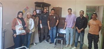   قافلة تنموية شاملة بالمستشفى الجامعي بالإسماعيلية لتعزيز الوعي ومحو الأمية الثقافية