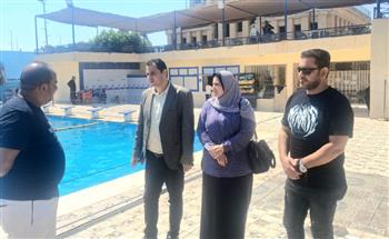   مسؤولي رياضة القليوبية يتابعون تطبيق معايير الأمن والسلامة بحمامات السباحة بمراكز شباب طوخ