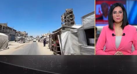 مراسل: استشهاد شاب فلسطيني وطفل جراء استهداف إسرائيلي لخيمة للنازحين بخان يونس